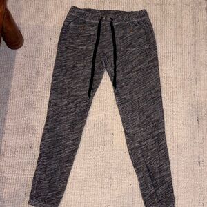 Vintage Juicy Couture knit Gray Jogger Pants with Black Drawstring